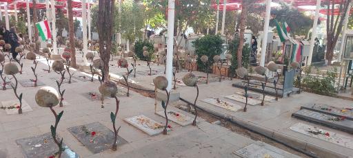 عکس قطعه 40 شهدای گمنام