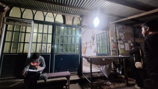 عکس نانوایی سنگک