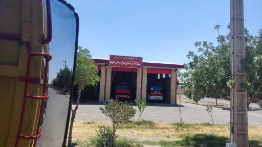 عکس آتش نشانی شهرک صنعتی