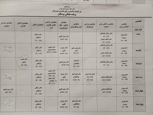 کلینیک تخصصی و فوق تخصصی ابوریحان