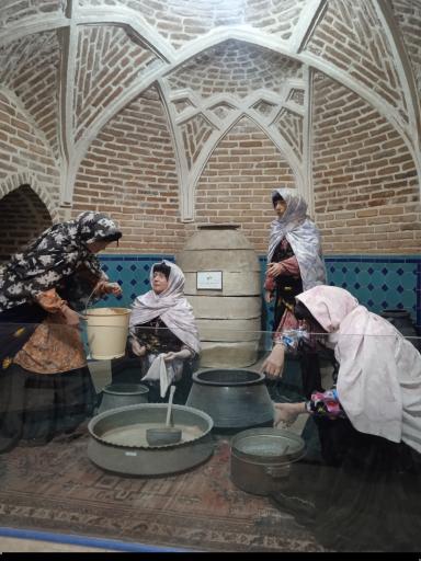 عکس موزه مردم شناسی حمام قجر