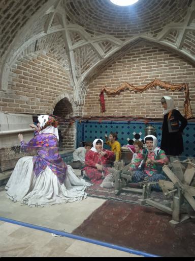 عکس موزه مردم شناسی حمام قجر