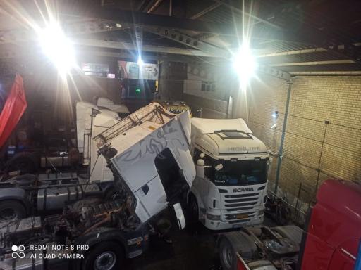 عکس تعمیرگاه اسکانیا علیرضا حیدری