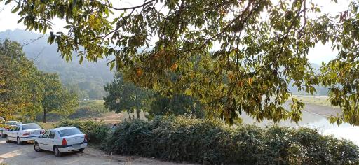 عکس دریاچه و سد خاکی توشن