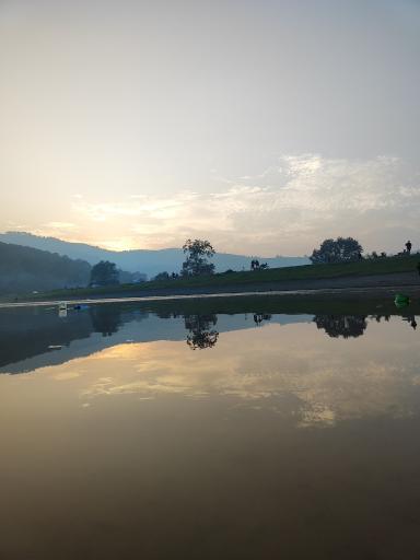 عکس دریاچه و سد خاکی توشن