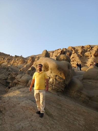 عکس آدمک های سنگی روستای وردیج