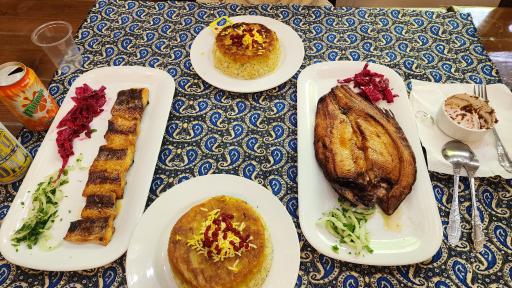 عکس رستوران شیلاتی و جایگاه عرضه ماهی قزل آلای رنگین کمان