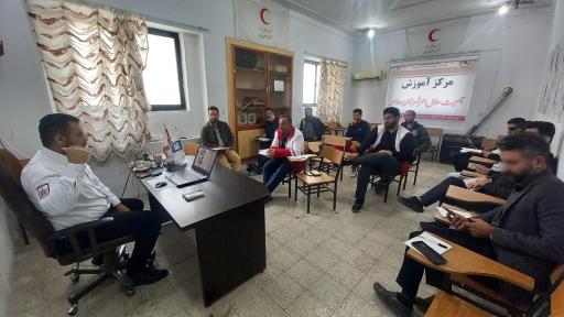 عکس جمعیت هلال احمر شهرستان رودسر