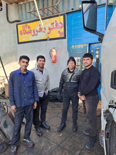 عکس تعمیرگاه اسکانیا شیراز فراحی