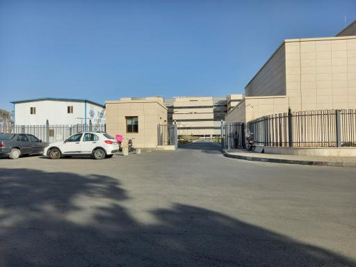 عکس درب ورودی جدید اورژانس بیمارستان شهید فیاض بخش