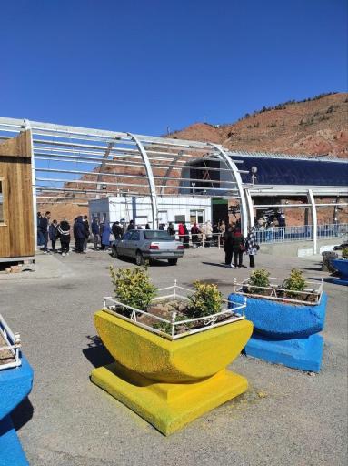 عکس ایستگاه تله کابین عینالی