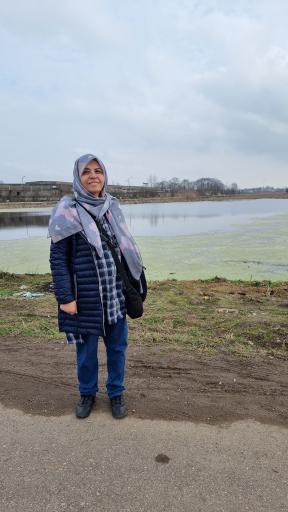 عکس تالاب طبیعی حاجی آباد