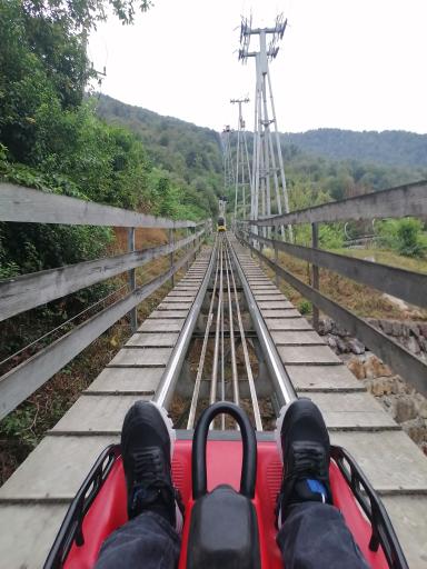 عکس سورتمه نمک آبرود