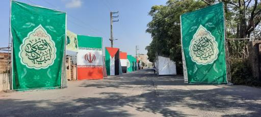 عکس درب ورودی بارگاه امام زاده حسن (ع)