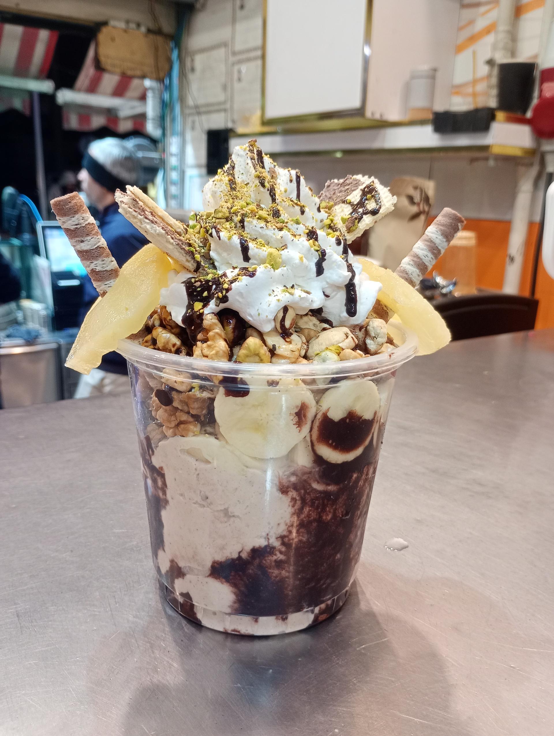 عکس بستنی و آبمیوه آناناس