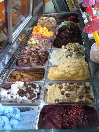 عکس بستنی و آبمیوه آناناس