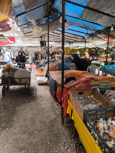 عکس بازارچه سنتی میوه و تره بار شهرداری نوشهر