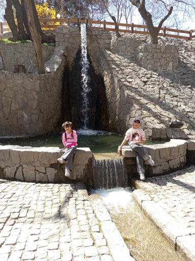 عکس آبشار پارک وکیل باد