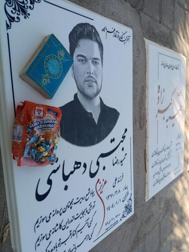 عکس مزار حمیدرضا مجتبی دهباشی