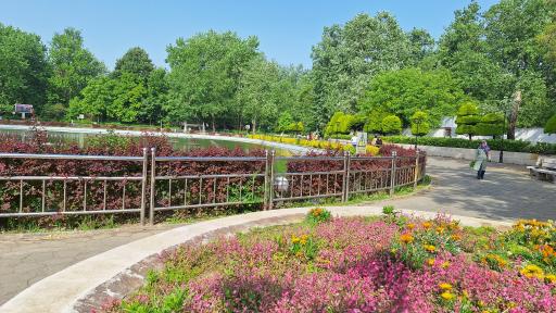 عکس آبنمای پارک ملت