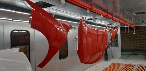 عکس بدنه رنگ کوره ای خودرو سایکو