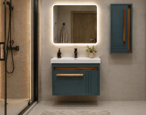 عکس کابین روشویی نیلای
