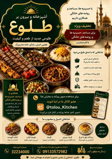 عکس آشپزخانه و بیرون بر طلوع