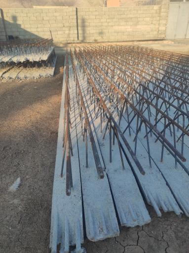 عکس تیرچه سازی رنگینی