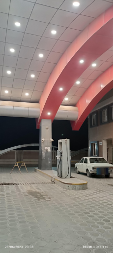 عکس جایگاه گاز و بنزین مروارید