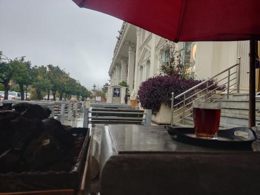 عکس کافه پیاده رو آرامش