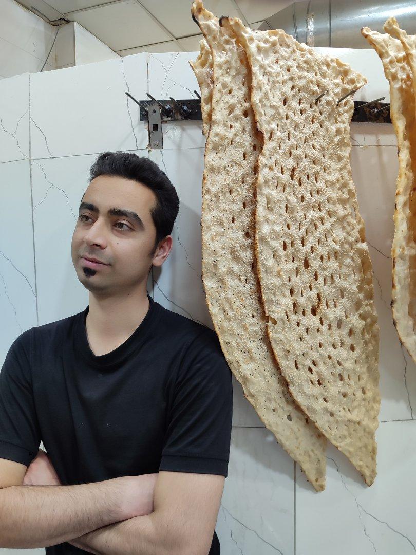 عکس نانوایی سنگکی
