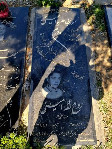 عکس مزار طاهره امینی