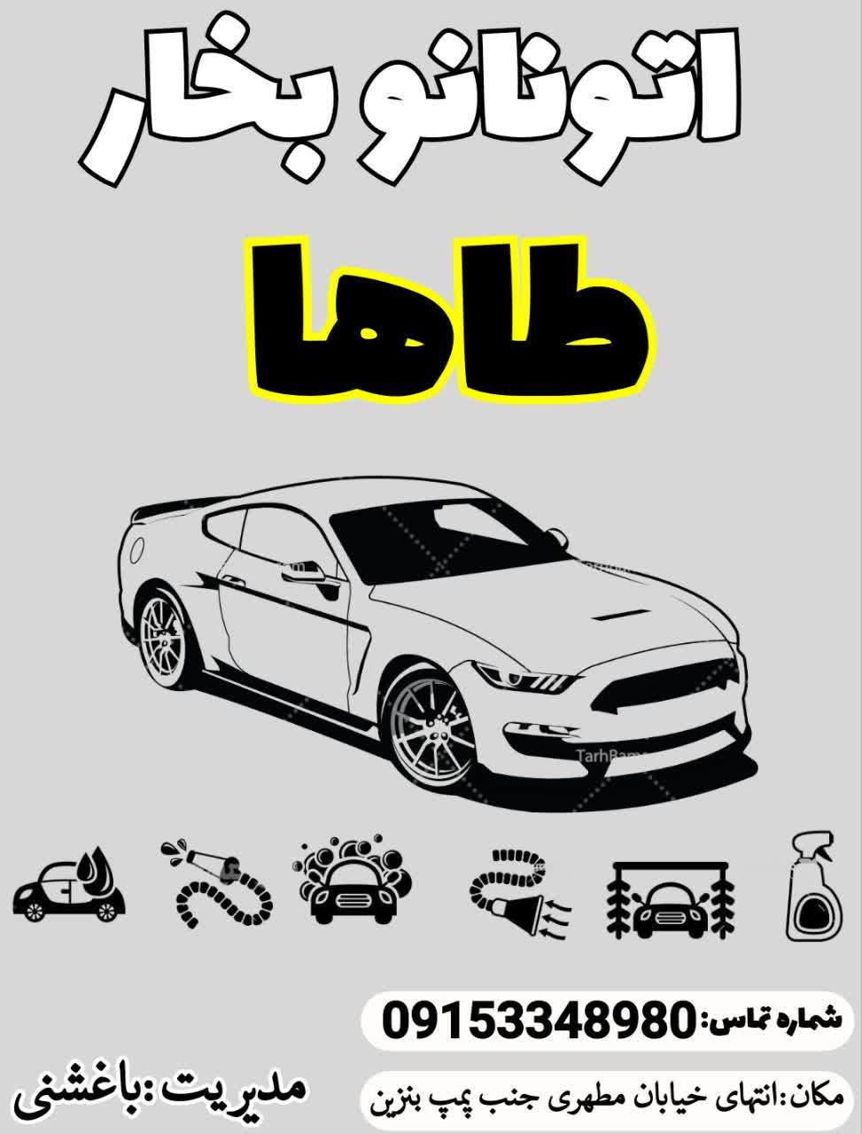 عکس کارواش نانو اتو بخار طاها