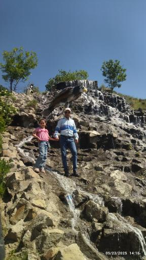 عکس آبشار مصنوعی پارک جنگلی