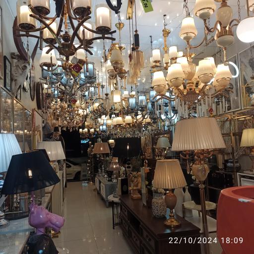 عکس فروشگاه لوستر لورنزو