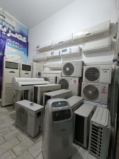 عکس کولر گازی عصر یخبندان 