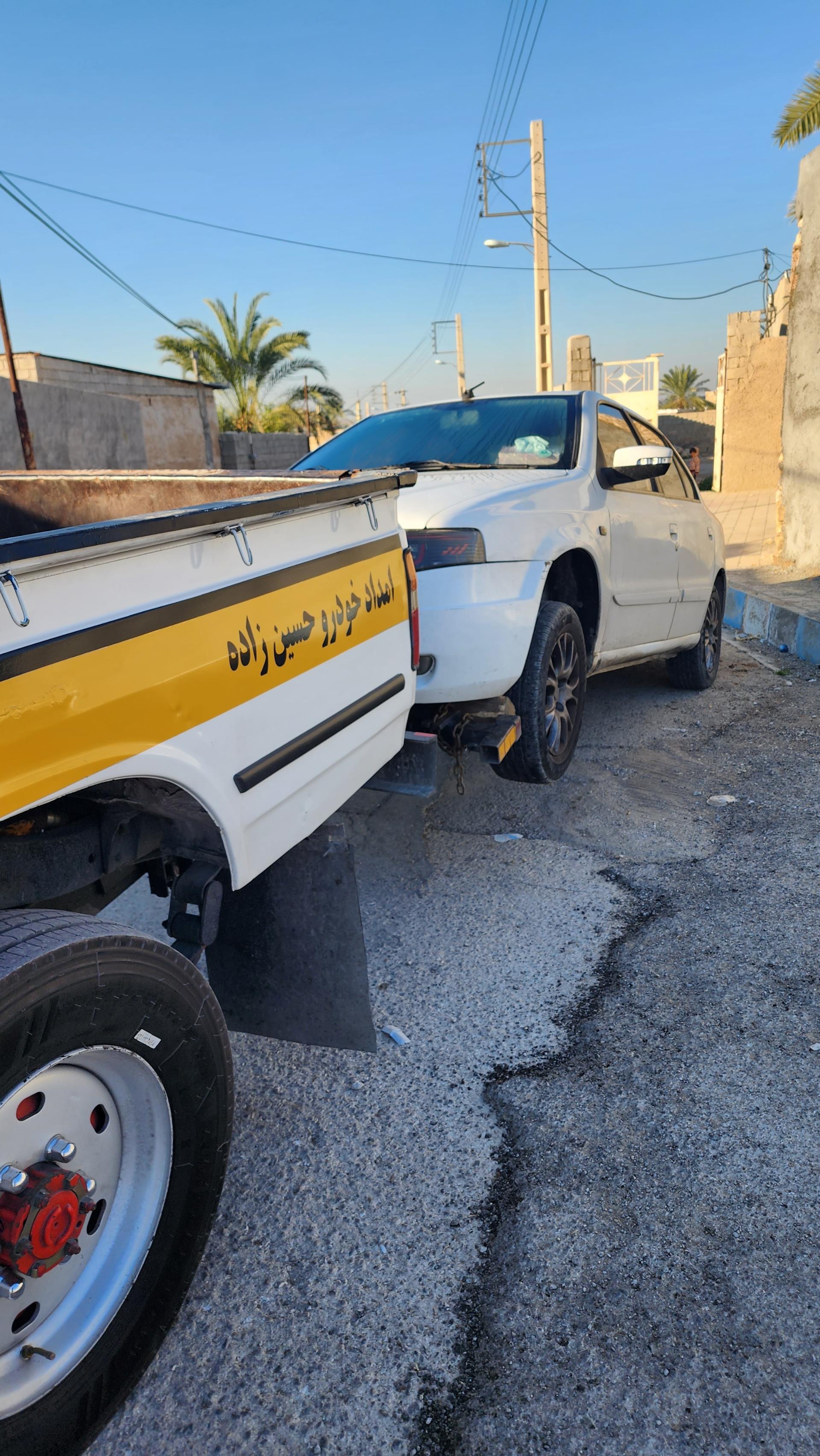 عکس امداد خودرو و جرثقیل حسین زاده