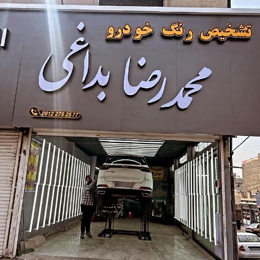 عکس تشخیص رنگ خودرو محمدرضا بداغی