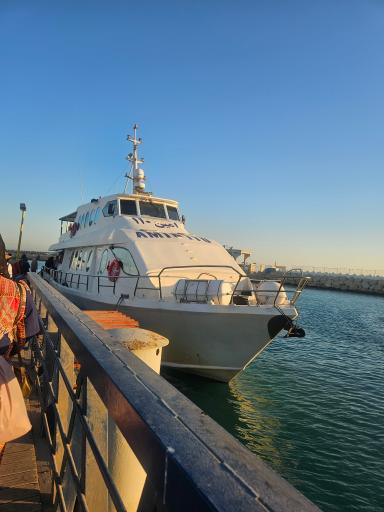 عکس ورودی اسکله شهید ذاکری قشم