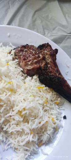 عکس چلو گوشت فلاح