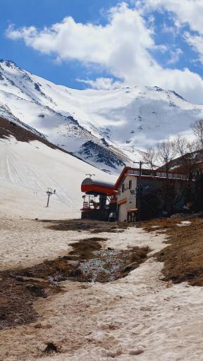 عکس پیست اسکی تاریک دره