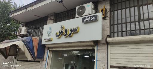 عکس پیرایش سروش