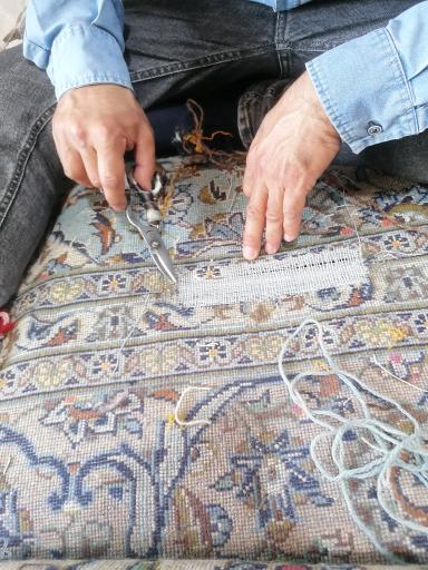 عکس قالیشویی و مبل شویی فرشبافت ابریشم