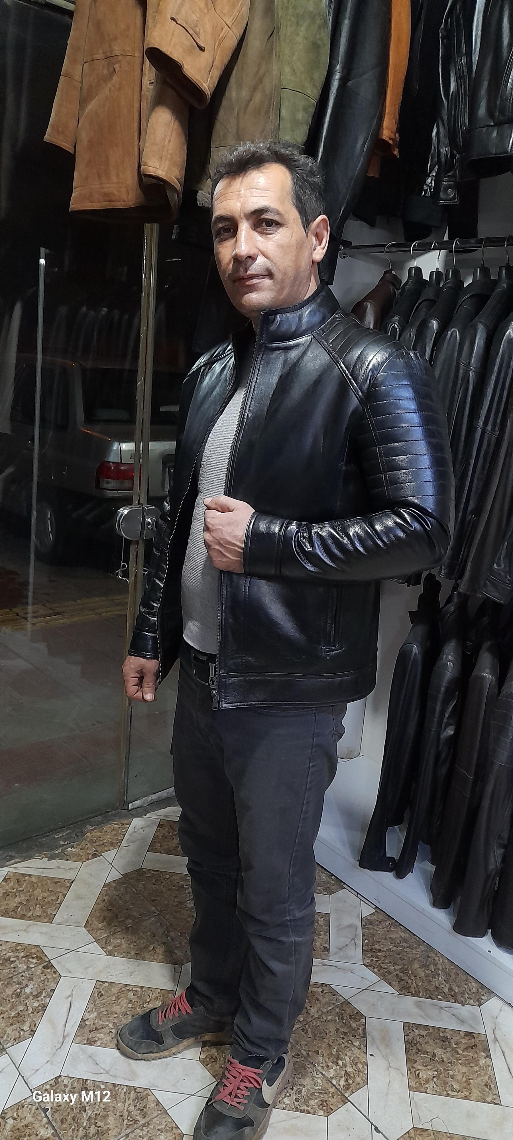 عکس خیاطی کاپشن چرم