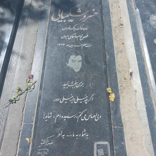 عکس مزار خسرو شکیبایی