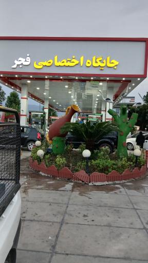 عکس جایگاه بنزین و CNG فجر