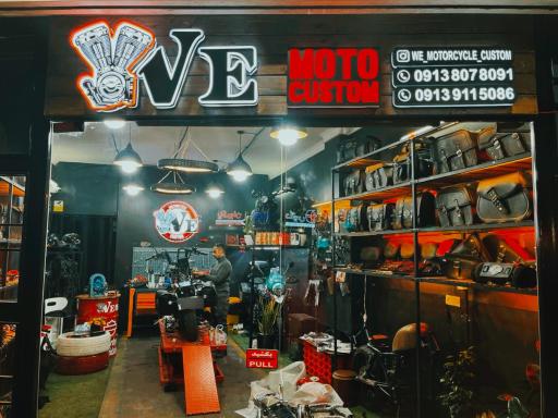 عکس وی موتورسیکلت کاستوم