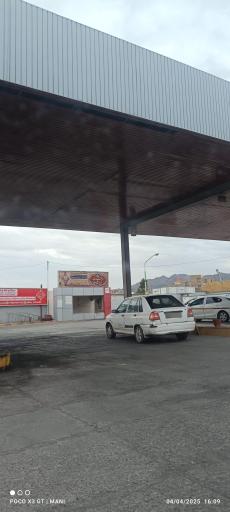 عکس پمپ بنزین و گازوئیل مشکات