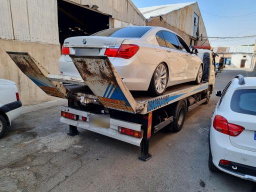 عکس جرثقیل کفی خودروبر ماهان