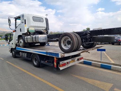 عکس جرثقیل کفی خودروبر ماهان